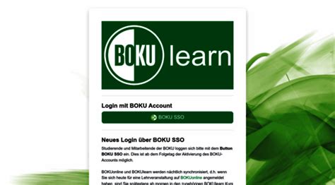 bokuonline login|learn.boku.ac.at.
